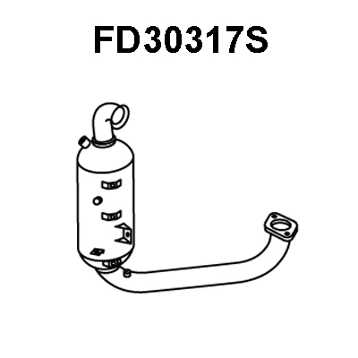 Soot/Particulate Filter, exhaust system (FD30317S)