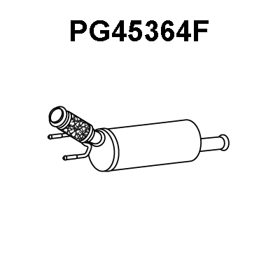 Soot/Particulate Filter, exhaust system (PG45364F)