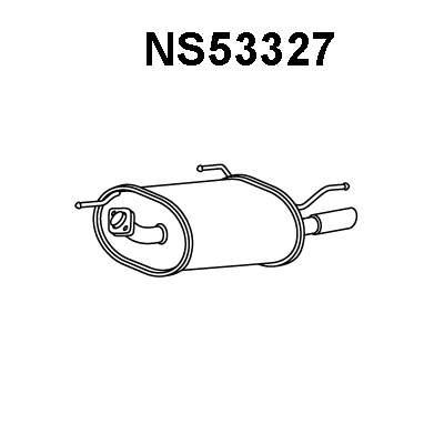 Rear Muffler (NS53327)