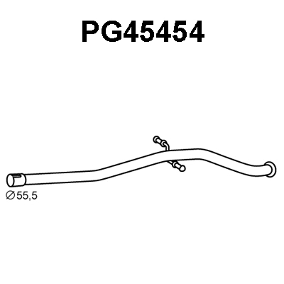 Repair Pipe, catalytic converter (PG45454)