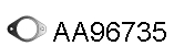 Gasket, exhaust pipe (AA96735)