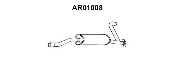 Rear Muffler (AR01008)