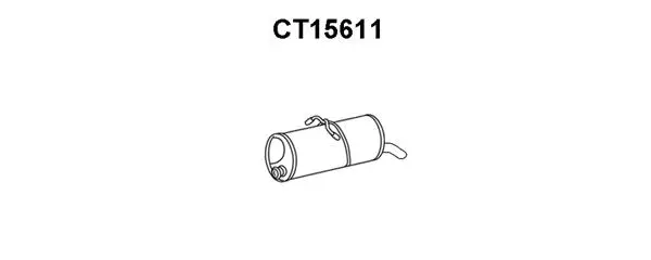 Rear Muffler (CT15611)