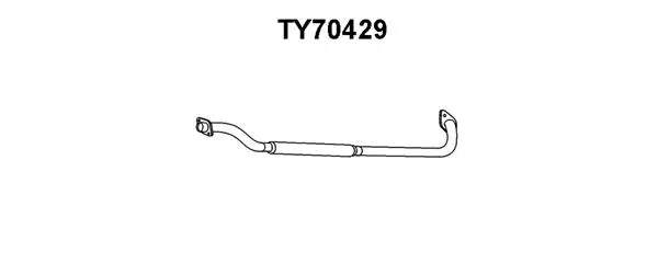 Centre Muffler (TY70429)