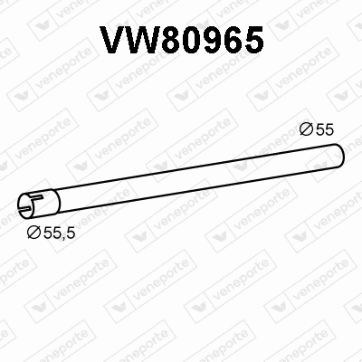 Exhaust Pipe (VW80965)
