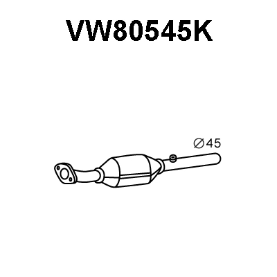 Catalytic Converter (VW80545K)