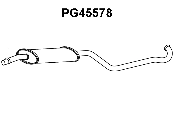 Front Muffler (PG45578)