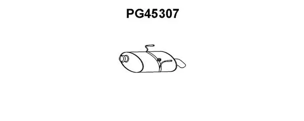 Rear Muffler (PG45307)