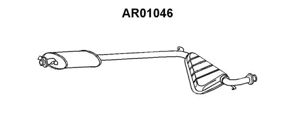 Centre Muffler (AR01046)
