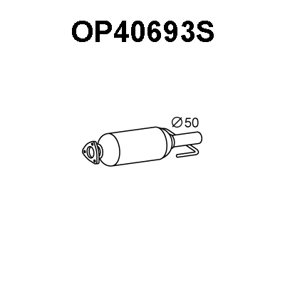 Soot/Particulate Filter, exhaust system (OP40693S)