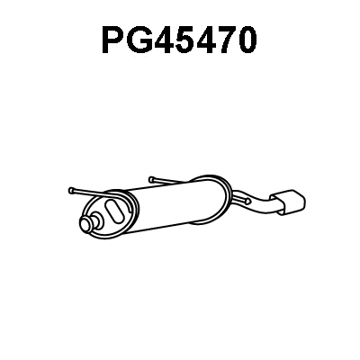 Rear Muffler (PG45470)