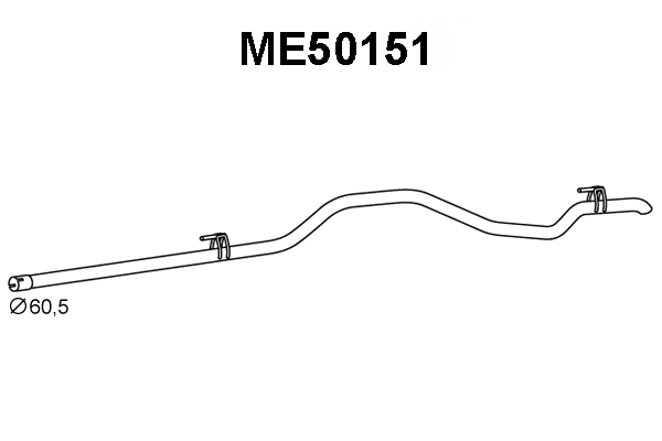 Exhaust Pipe (ME50151)
