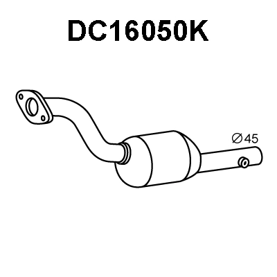Catalytic Converter (DC16050K)