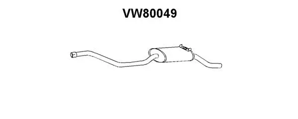 Rear Muffler (VW80049)
