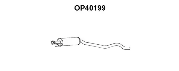 Centre Muffler (OP40199)