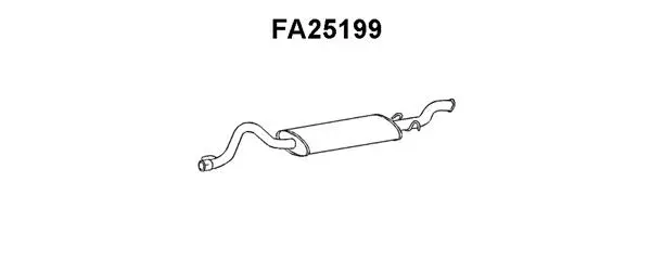 Rear Muffler (FA25199)