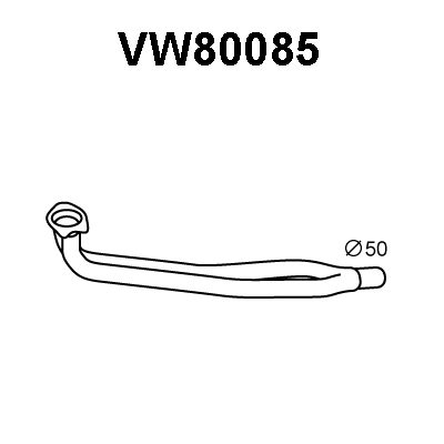 Exhaust Pipe (VW80085)