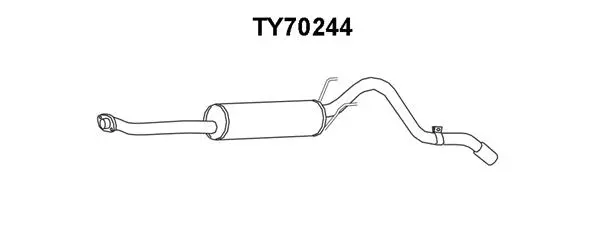 Rear Muffler (TY70244)