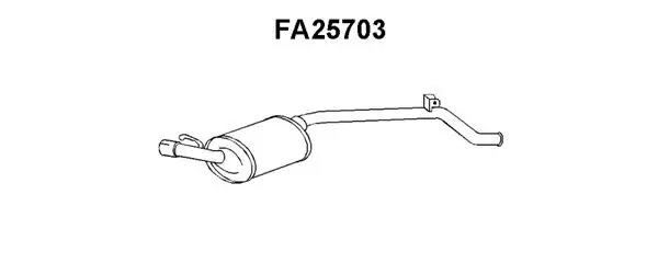 Rear Muffler (FA25703)