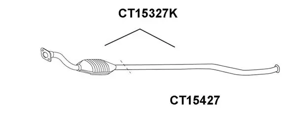 Repair Pipe, catalytic converter (CT15427)