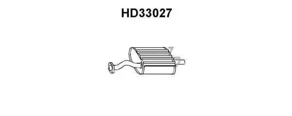 Rear Muffler (HD33027)
