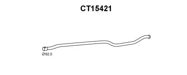 Repair Pipe, catalytic converter (CT15421)