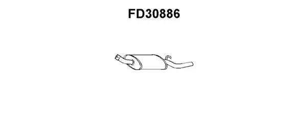 Rear Muffler (FD30886)