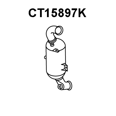 Catalytic Converter (CT15897K)