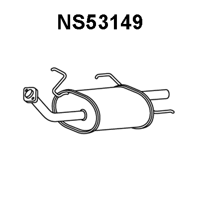 Rear Muffler (NS53149)