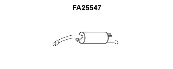 Rear Muffler (FA25547)