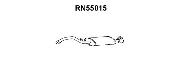 Rear Muffler (RN55015)