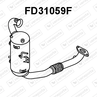 Soot/Particulate Filter, exhaust system (FD31059F)