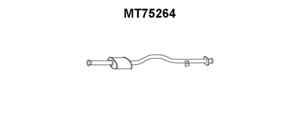 Front Muffler (MT75264)