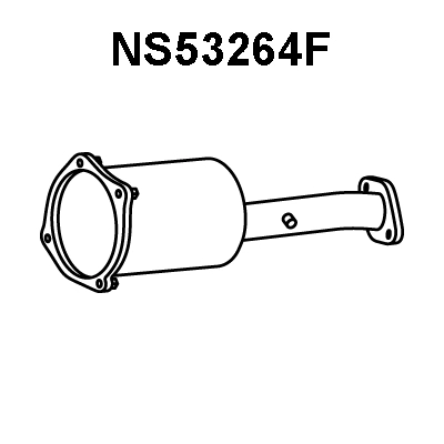 Soot/Particulate Filter, exhaust system (NS53264F)