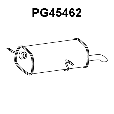 Rear Muffler (PG45462)