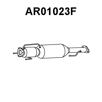 Soot/Particulate Filter, exhaust system (AR01023F)