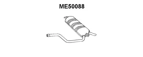 Rear Muffler (ME50088)