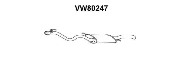 Rear Muffler (VW80247)