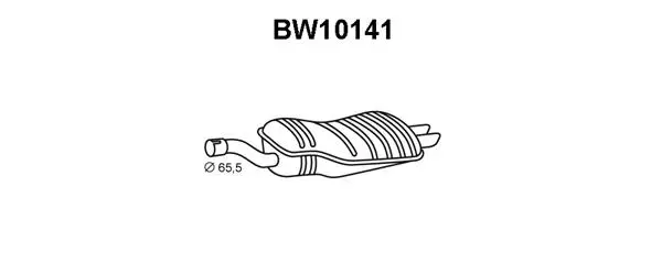 Rear Muffler (BW10141)