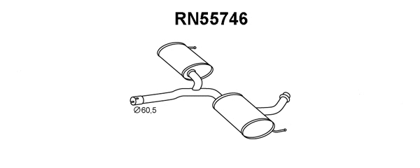 Front Muffler (RN55746)