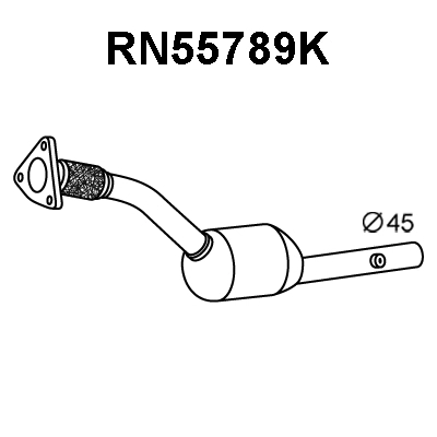 Catalytic Converter (RN55789K)
