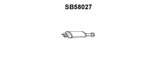 Front Muffler (SB58027)