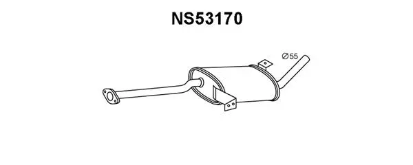 Front Muffler (NS53170)