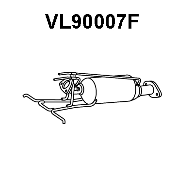 Soot/Particulate Filter, exhaust system (VL90007F)