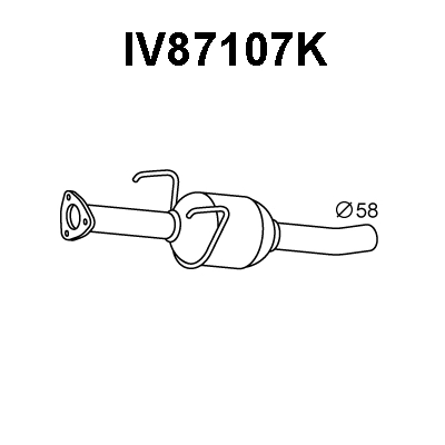 Catalytic Converter (IV87107K)