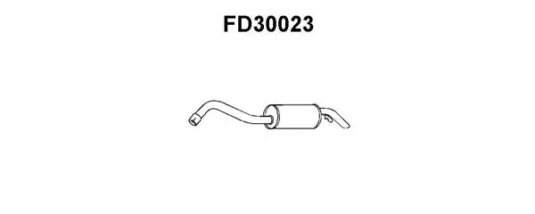 Rear Muffler (FD30023)