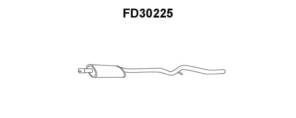 Front Muffler (FD30225)