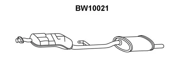 Rear Muffler (BW10021)