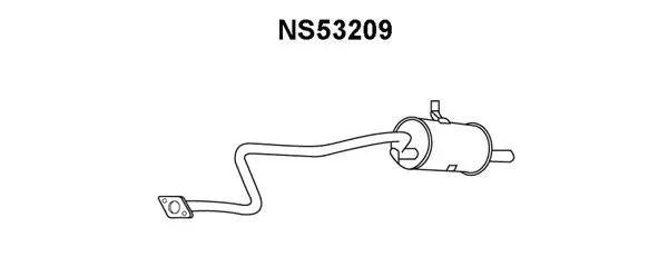 Rear Muffler (NS53209)