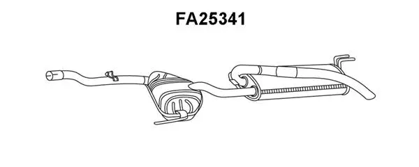 Rear Muffler (FA25341)